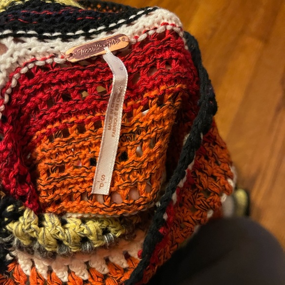 Free people crochet patchwork mini dress - Picture 7 of 7